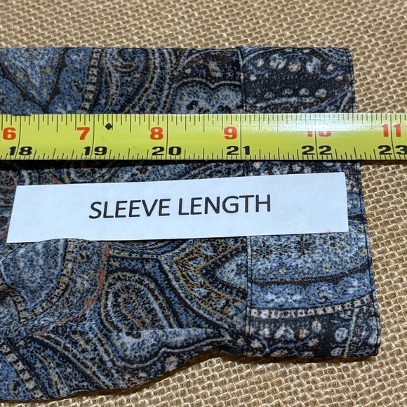 J Jill Button Up Long Sleeve Tunic Top Blouse Sz XL Lagenlook Semi-Sheer Boho - Picture 9 of 9